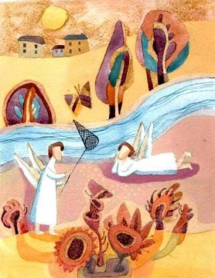 "Мечта", 2011 г., бумага, акварель, 60х70
