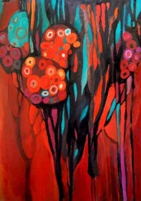 "Сон", 2012 г., холст, темпера, 80х90