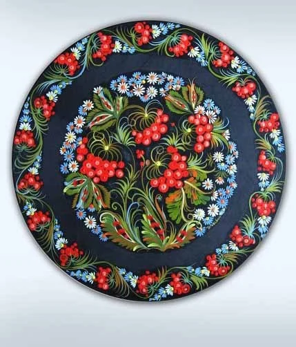 Панно, 2010 г., пластик, масло, 25х25