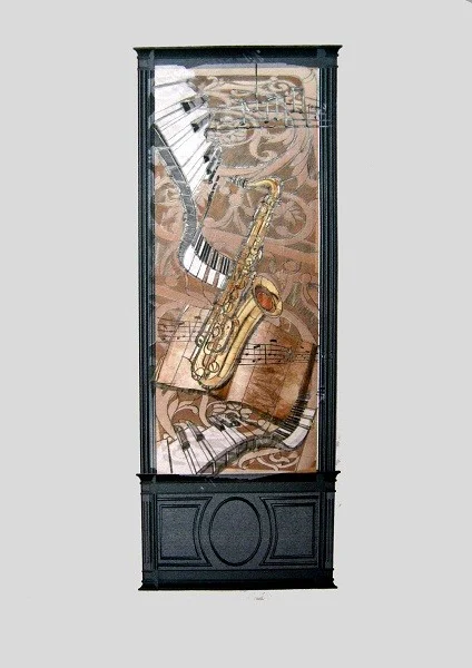 Эскиз расписного витража Тиффани, 2012 г.