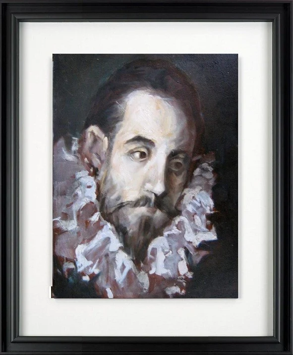 Копия, фрагмент, 2009 г., холст, масло, 60х80